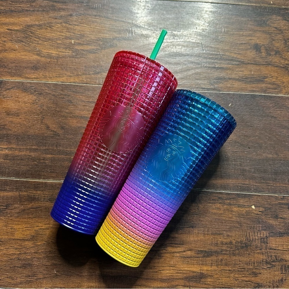 Starbucks Rainbow Pride Studded Venti Tumbler Set of 2